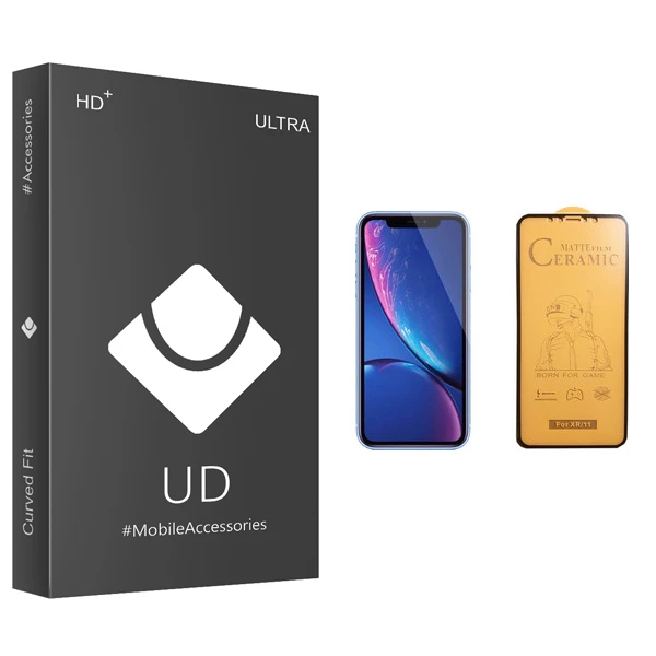 محافظ صفحه نمایش سرامیکی یو دی مدل ULTRA مناسب برای گوشی موبایل اپل iPhone XR
