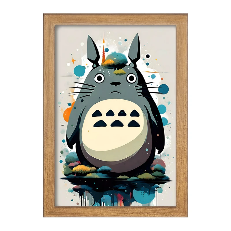 تابلو خندالو مدل انیمه توتورو (Totoro) کد F6676