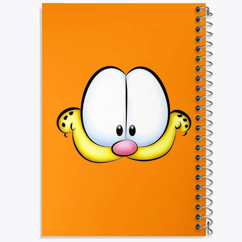 دفتر ژورنال نویسی 50 برگ خندالو مدل نقطه ای طرح گارفیلد Garfield کد 13829
