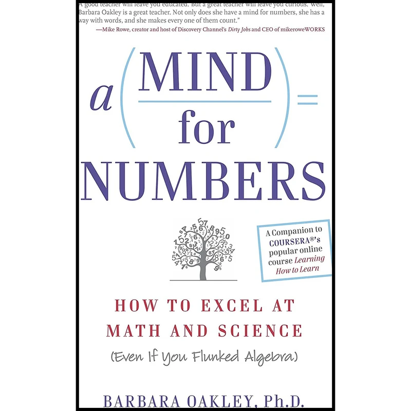 کتاب A Mind for Numbers: How to Excel at Math and Science اثر Barbara Oakley PhD انتشارات TarcherPerigee
