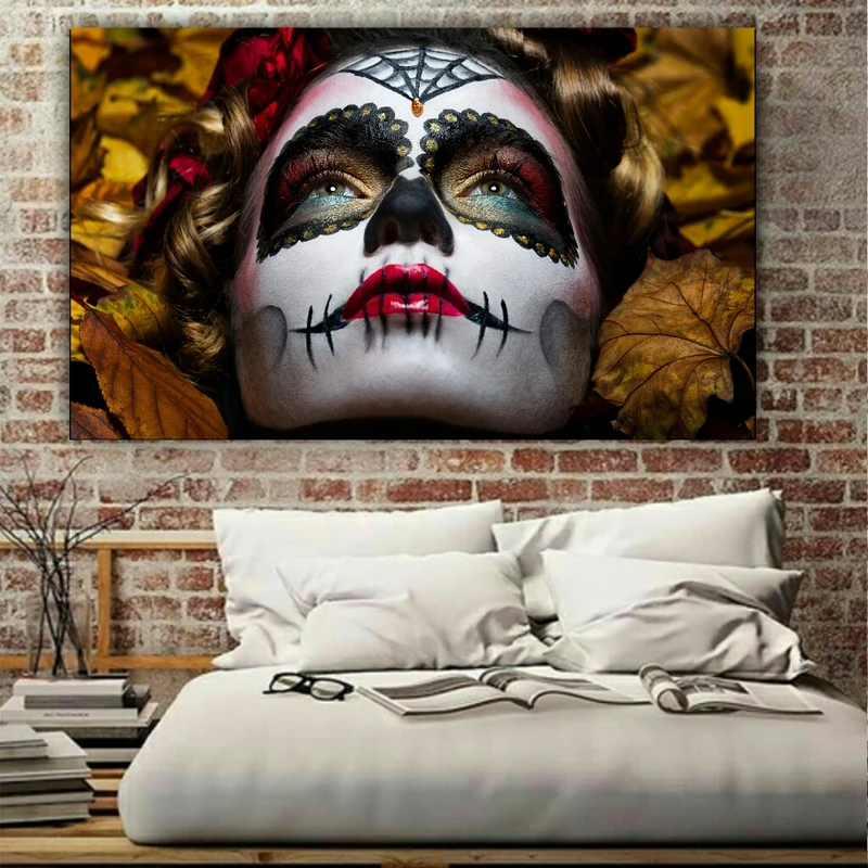  پوستر دیواری طرح چهره دختر مدل PO1864