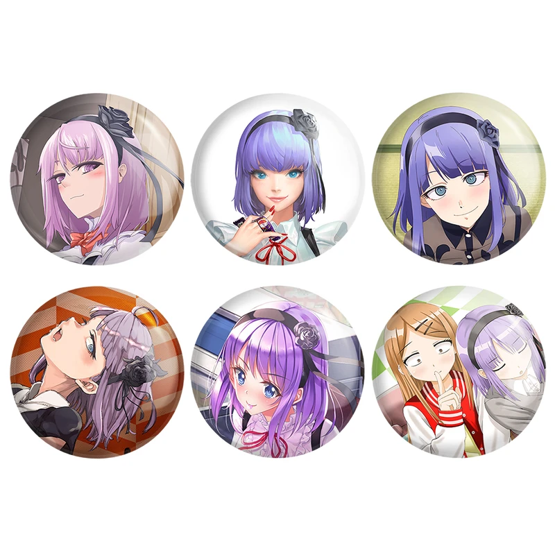 مگنت خندالو طرح انیمه داگاشی کاشی Dagashi Kashi کد 1450A مجموعه 6 عددی