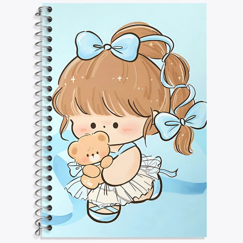 دفتر نت موسیقی 50 برگ خندالو طرح دخترانه کیوت کد N3946