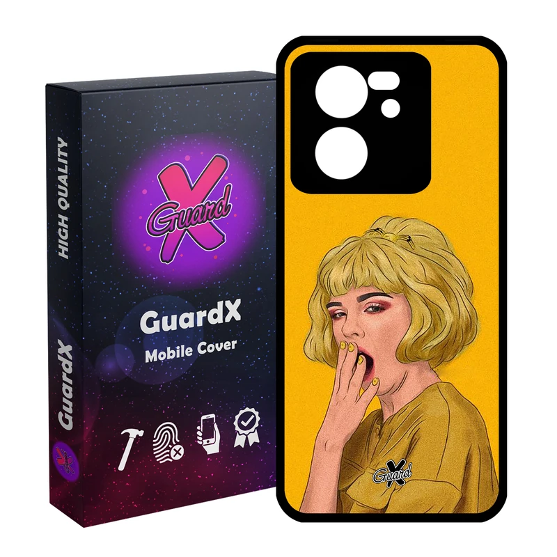 کاور گارد ایکس طرح Girl مدل Glass10311 مناسب برای گوشی موبایل شیائومی 13T/13T Pro/Redmi K60 Ultra