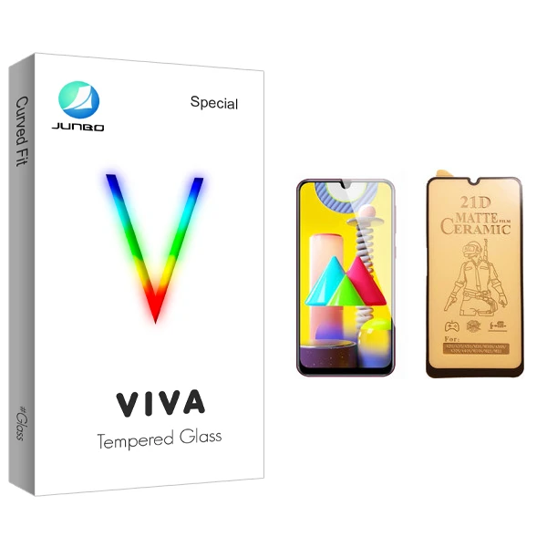 محافظ صفحه نمایش سرامیکی جانبو مدل Viva Glass مناسب برای گوشی موبایل سامسونگ Galaxy M31
