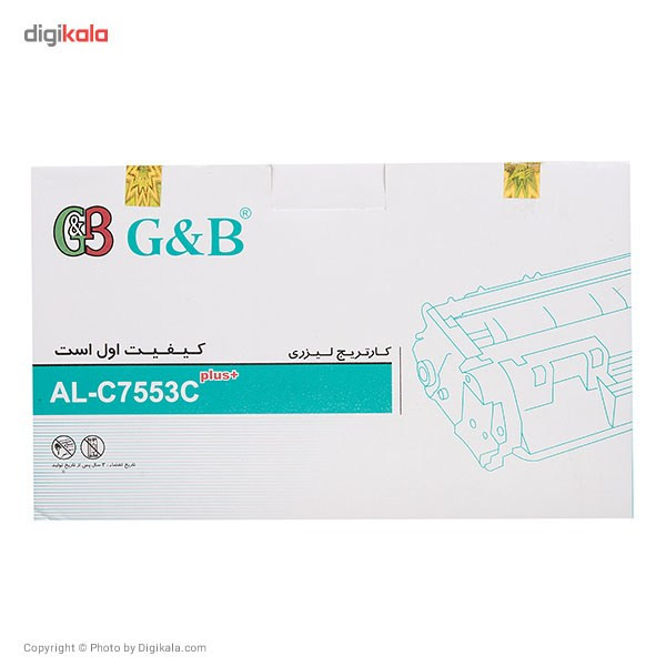 تونر مشکی جی اند بی مدل AL-C7553C plus 1