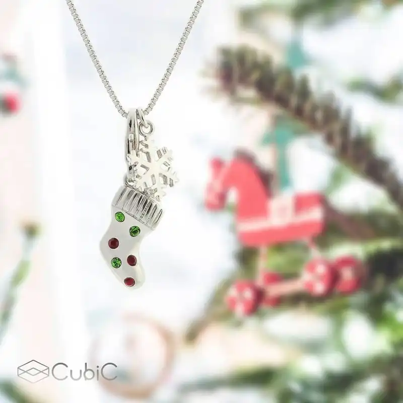 گردنبند زنانه کوبیک مدل QN-98765