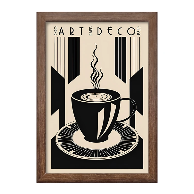 تابلو خندالو طرح فنجان قهوه کد F10118