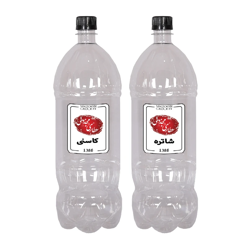 عرق کاسنی و شاتره عطاری مجذوبی - 2 لیتر بسته 2 عددی