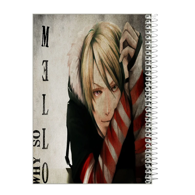 دفتر زبان 60 برگ طرح انیمه death note کد z584