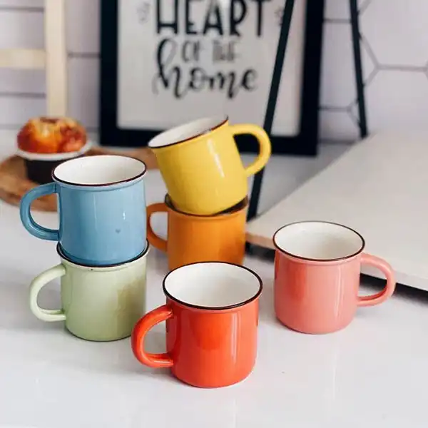 فنجان قهوه خوری سرامیکی مدل espresso بسته 6 عددی