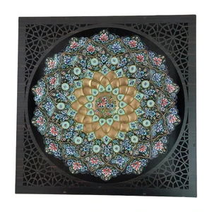 بشقاب میناکاری کد B1054