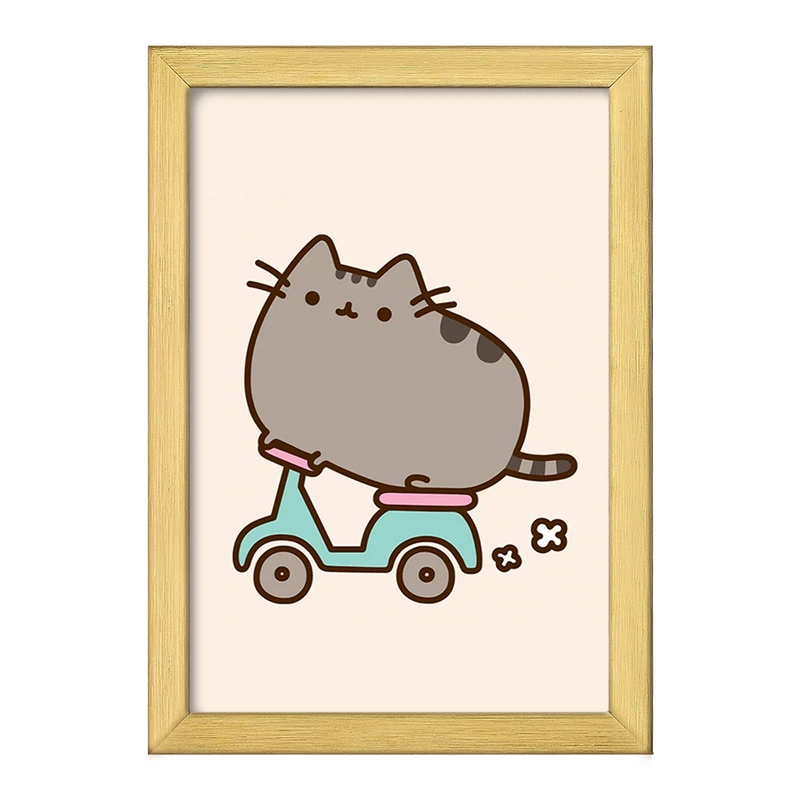 تابلو خندالو طرح پوشین گربه بامزه کد 26602