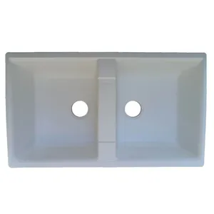 سینک ظرفشویی گرانیت توکار دو لگنه مدل SGW2V