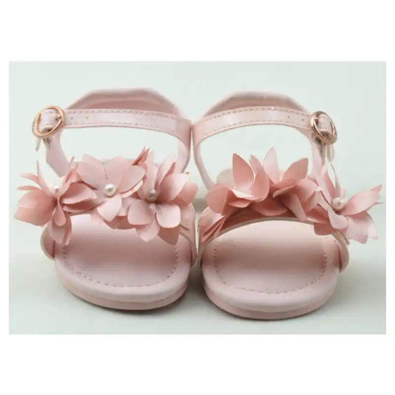 صندل دخترانه کلین مدل گلدار کد C-8547