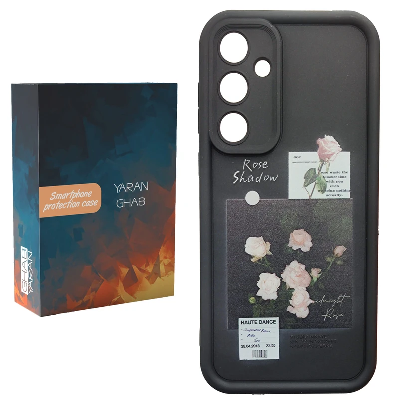 کاور یاران قاب مدل Rose مناسب برای گوشی موبایل سامسونگ Galaxy A35 / A35 5G
