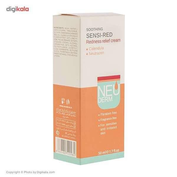 کرم ترمیم کننده نئودرم مدل Soothing Sensi-Red حجم 50 میلی لیتر -  - 5