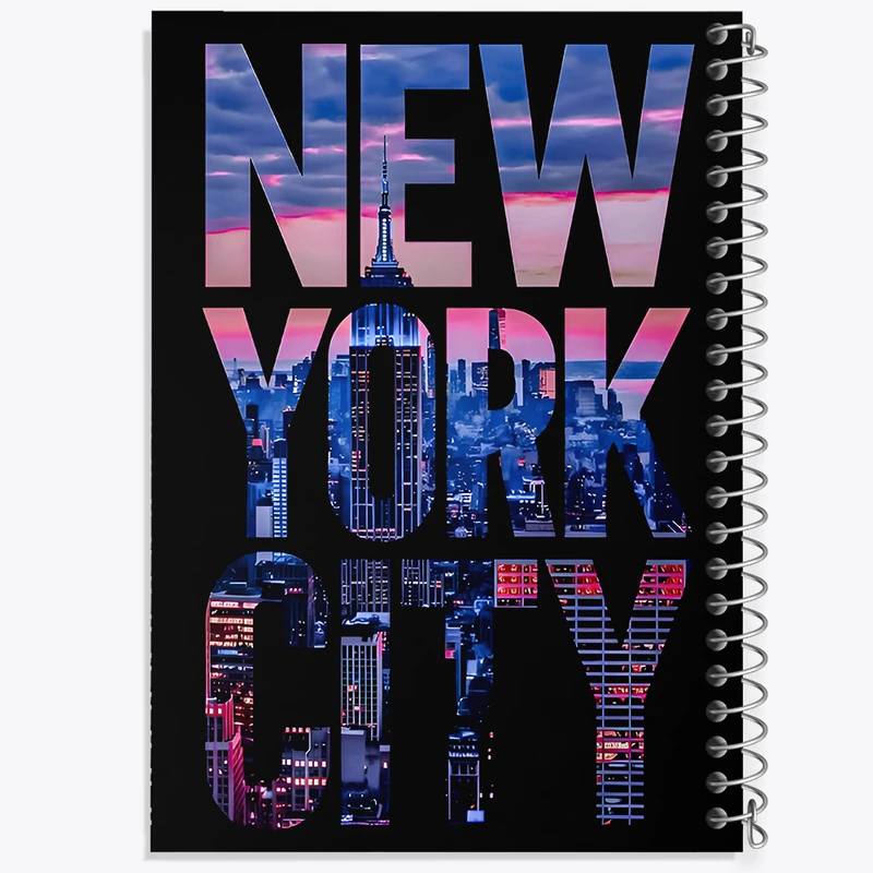 دفتر لیست خرید 50 برگ خندالو طرح نیویورک (New York) کد F7019