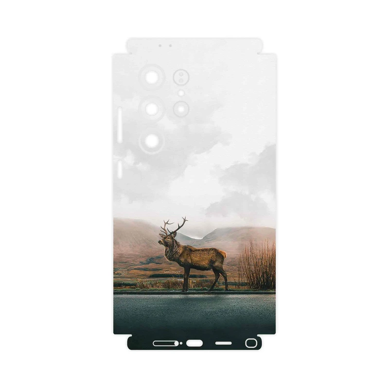 برچسب پوششی ماهوت مدل Horned_Deer-FullSkin مناسب برای گوشی موبایل سامسونگ Galaxy S24 Ultra