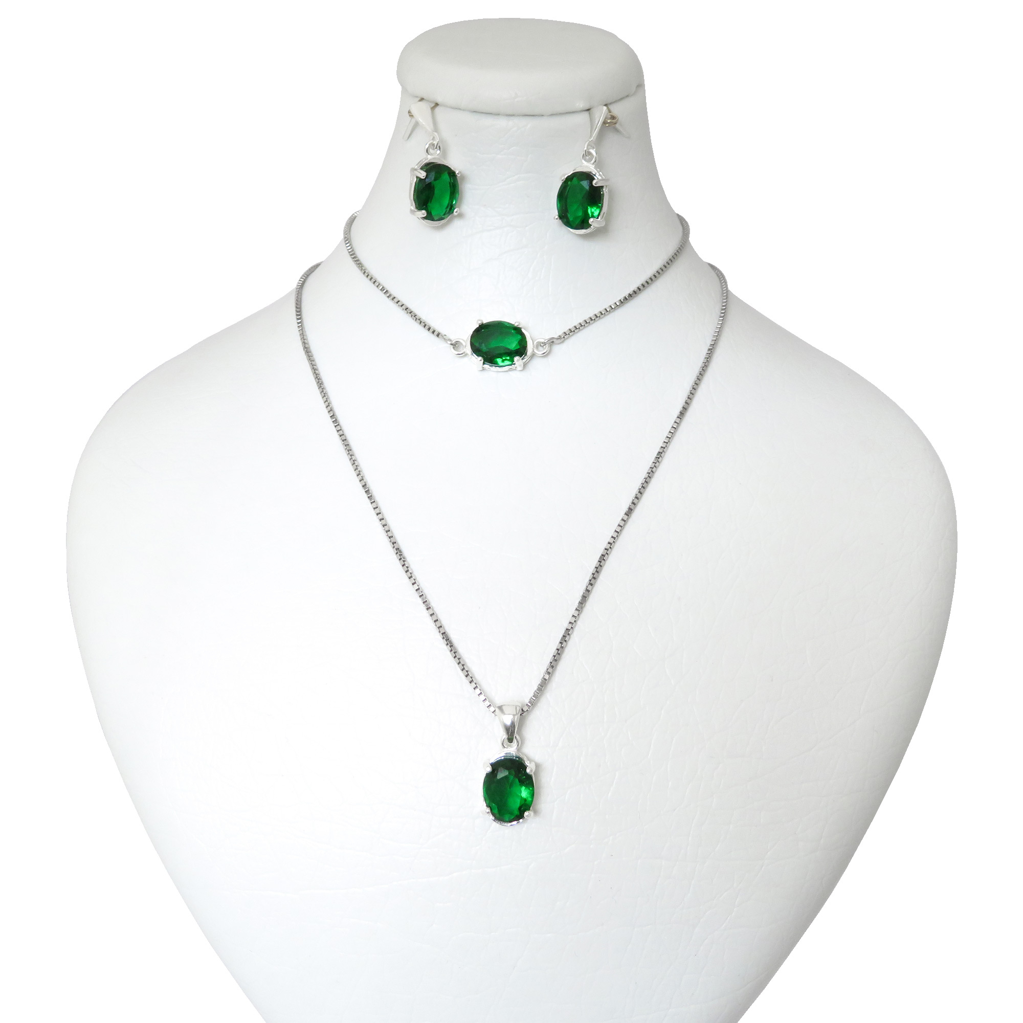 نیم ست نقره زنانه کد AV173D-S10 C6