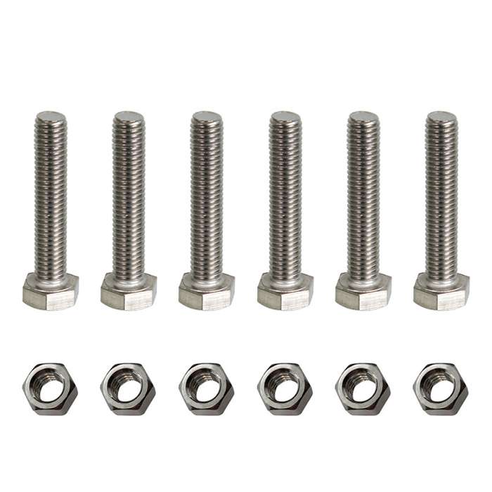  پیچ و مهره مدل Hex-12-60 بسته 12 عددی