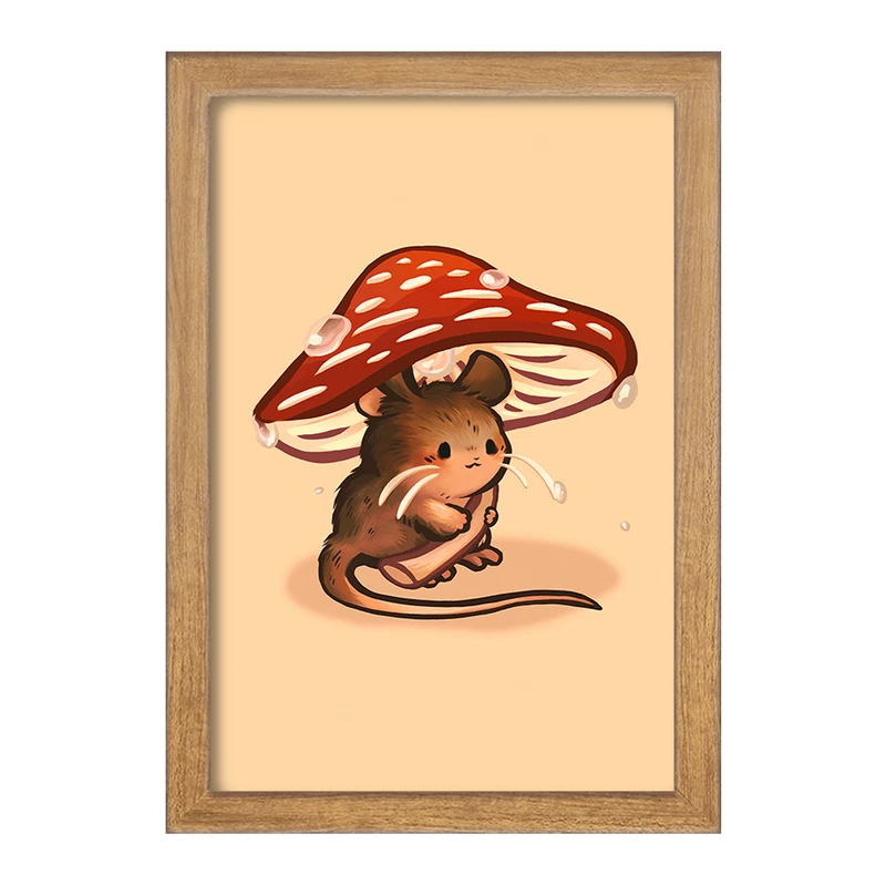 تابلو خندالو مدل موش حیوانات بامزه  کد 21050