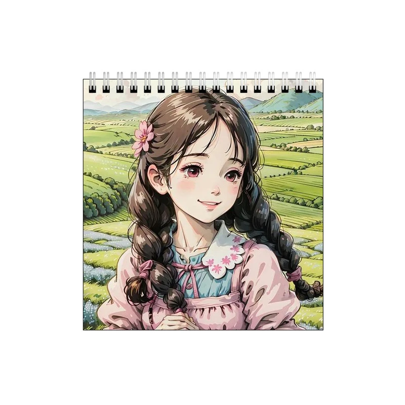 دفتر طراحی طرح دختر و طبیعت کد 8800355