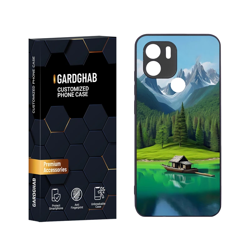 کاور گارد قاب مدل دور ژله ای هنری مناسب برای گوشی موبایل شیائومی Redmi A1 Plus / A2 Plus / Poco C50 / Poco C51