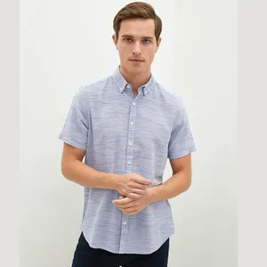 پیراهن آستین کوتاه مردانه ال سی وایکیکی مدل W2AA54ZB