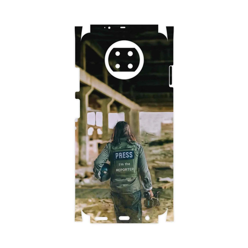 برچسب پوششی ماهوت مدل Reporter-FullSkin مناسب برای گوشی موبایل شیائومی Redmi Note 9T