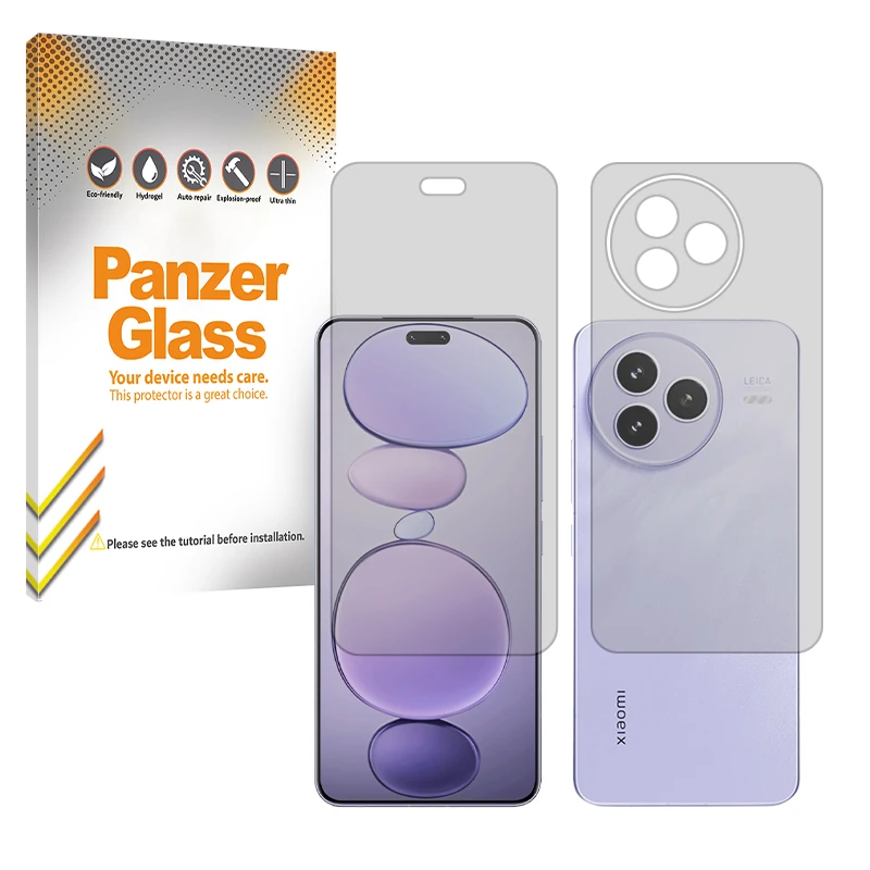 محافظ صفحه نمایش شفاف پنزر گلس مدل هیدروژلی مناسب برای گوشی موبایل شیائومی Civi 5 Pro به همراه محافظ پشت صفحه