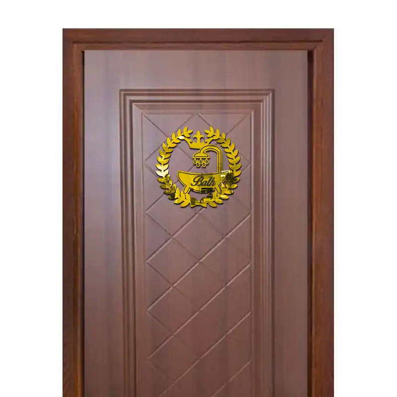 آینه پلکسی گلس دکوماتوس طرح گندمی مدل نشانگر سرویس N130 بسته دو عددی