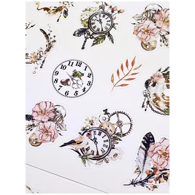 برچسب مدل Birds and Feathers طرح بولت ژورنال و اسکرپ بوک کد 52 بسته 2 عددی