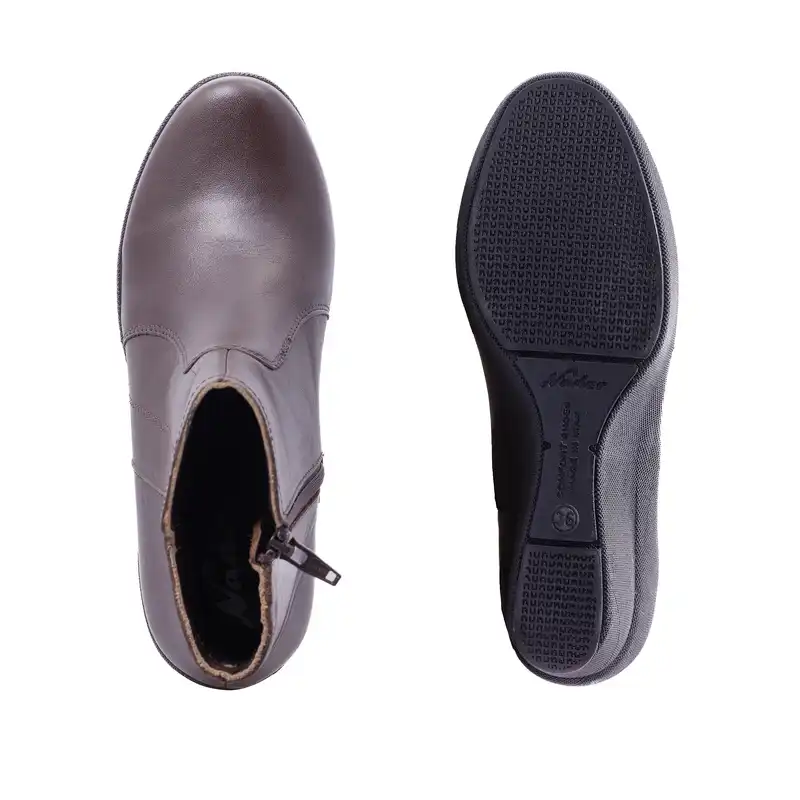 نیم بوت زنانه مدل نادر کد 668 رنگ قهوه ای