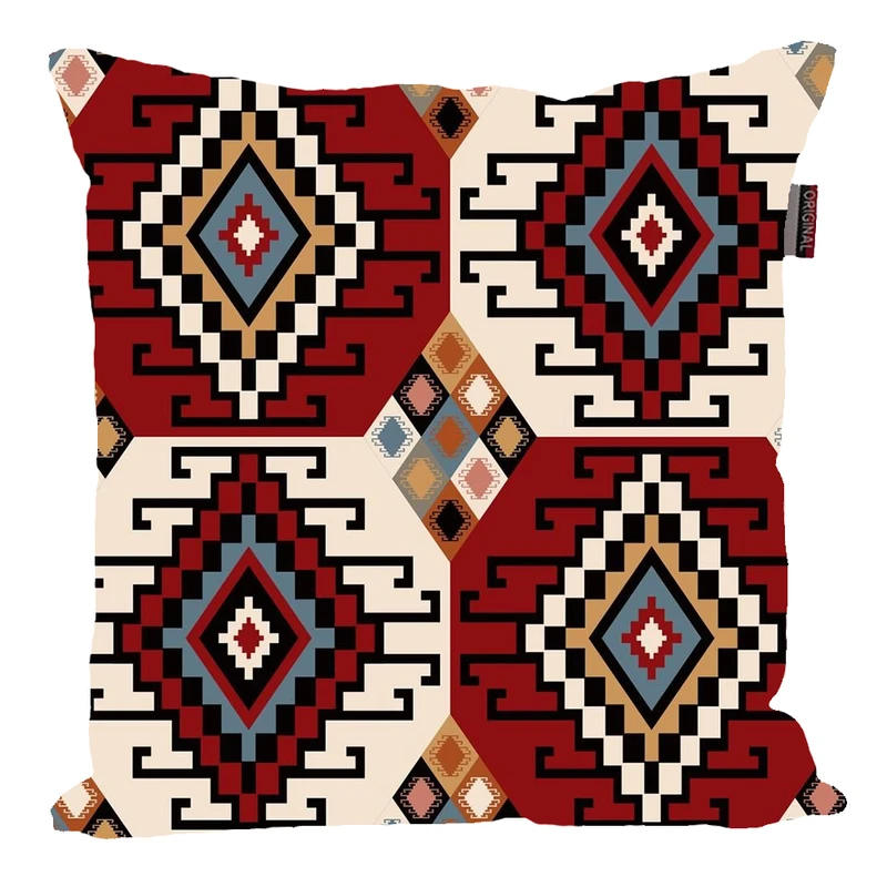 کوسن پاد آفرین مدل سنتی طرح گلیم فرش کد PK30371