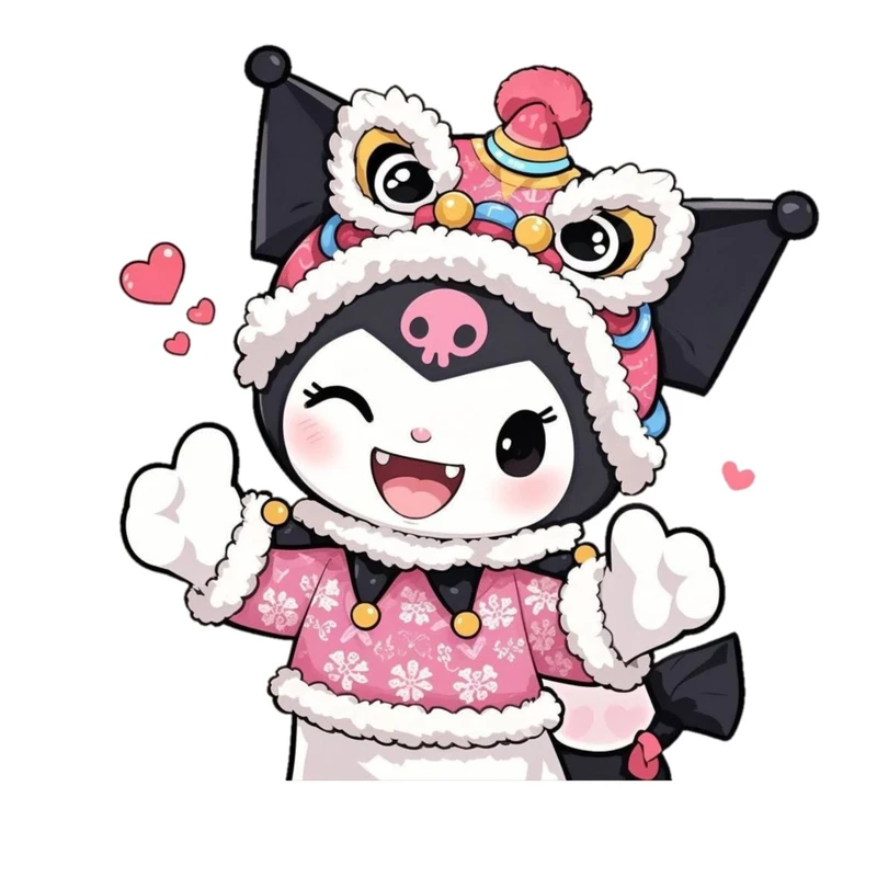 استیکر پارچه و لباس پاد آفرین مدل کارتونی کورومی کد 682