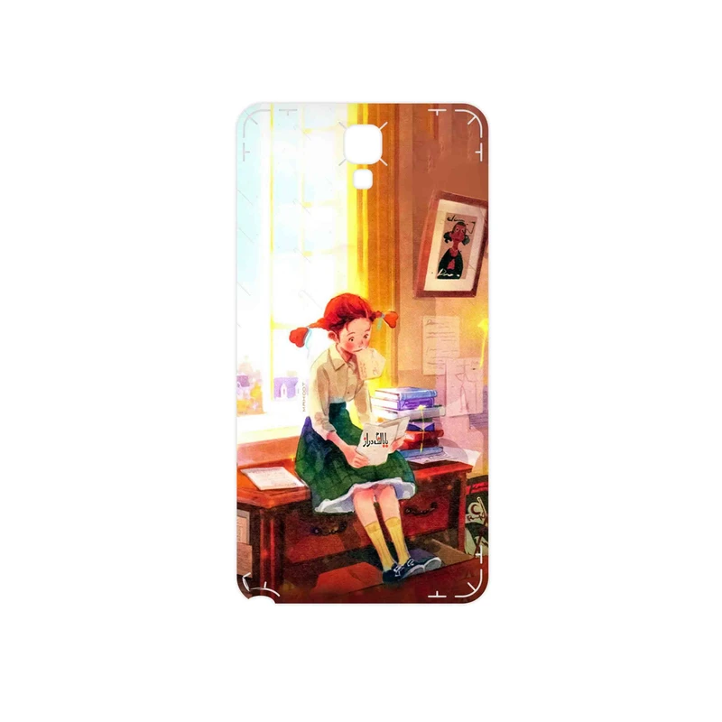 برچسب پوششی ماهوت مدل Watashi No Ashinaga Ojisan مناسب برای گوشی موبایل سامسونگ Galaxy Note 3 Neo
