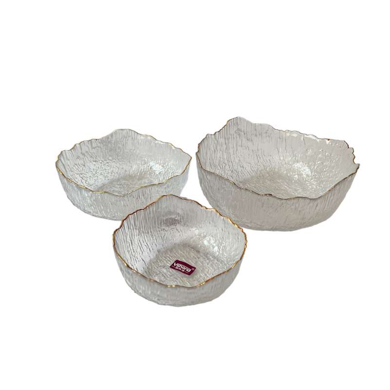 کاسه وی شند مدل یخی دفرمه کد VT2795 مجموعه 3 عددی کاسه وی شند مدل یخی دفرمه کد VT2795 مجموعه 3 عددی