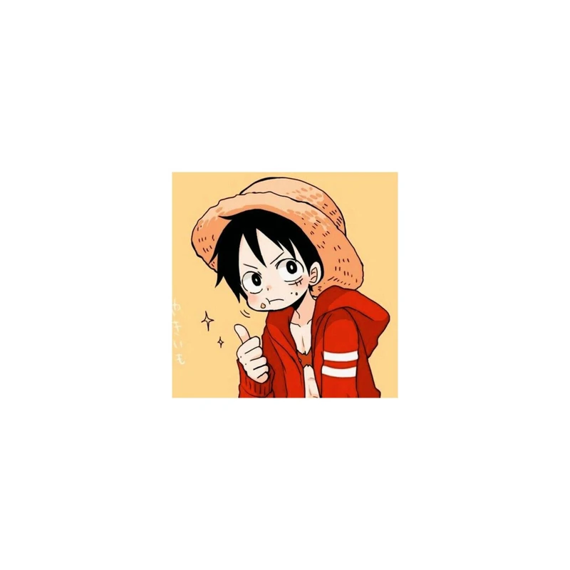 استیکر لپ تاپ و موبایل مدل انیمه طرح وان پیس مانکی دی لوفی one piece Monkey D Luffy کد 6297