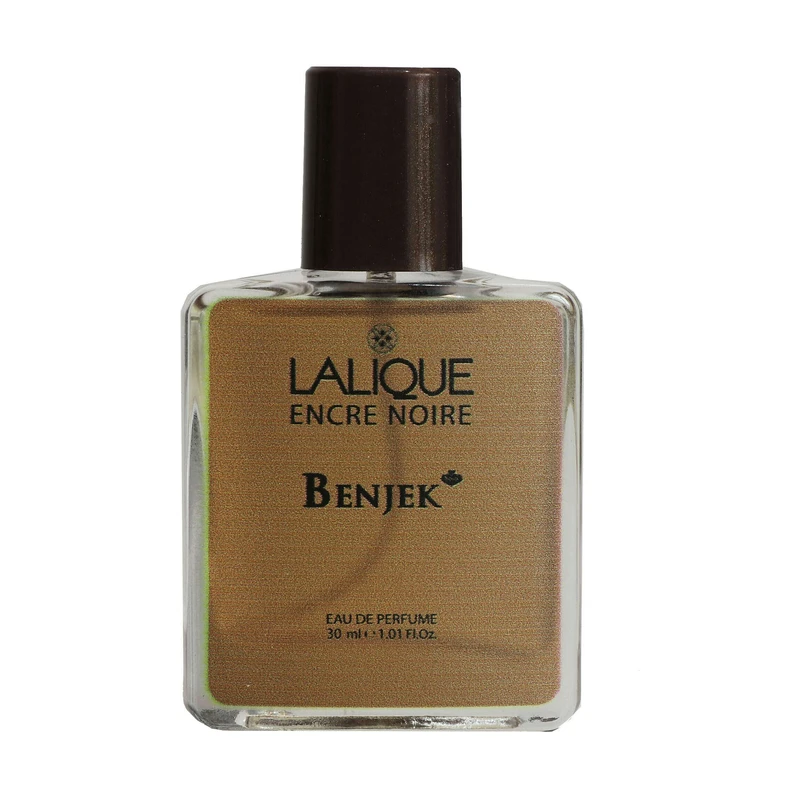 عطر جیبی مردانه بنجک مدل  لالیک مشکی  با رایحه گرم، تلخ حجم 30 میلی‌لیتر