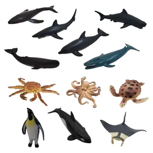 فیگور مدل حیوانات دریایی کد 300 مجموعه 12 عددی