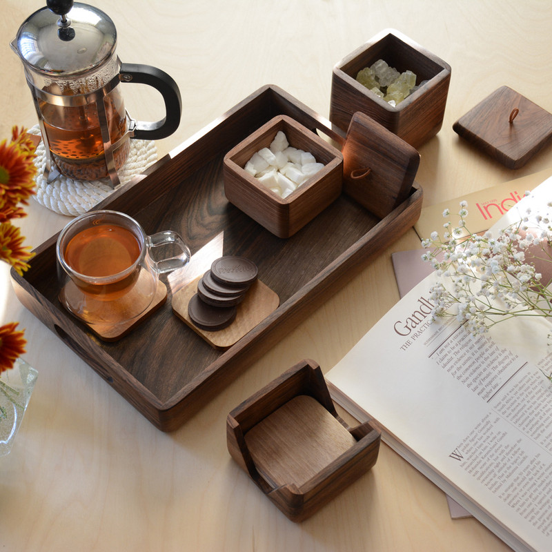 سینی مدل مستطیل چوبی کد 203