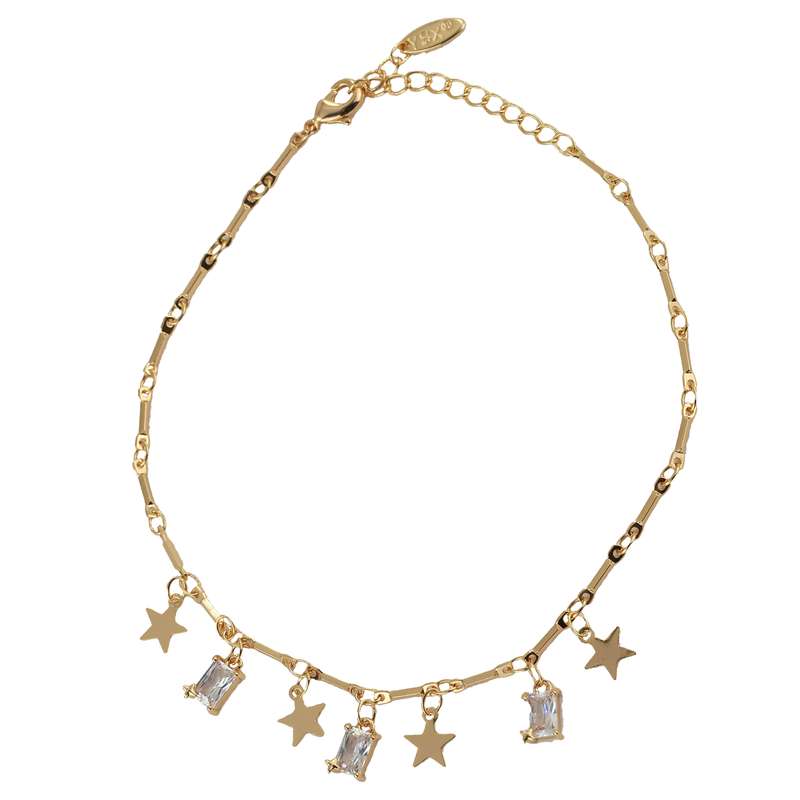 پابند زنانه وای اس ایکس مدل ستاره کد M87 پابند زنانه وای اس ایکس مدل ستاره کد M87