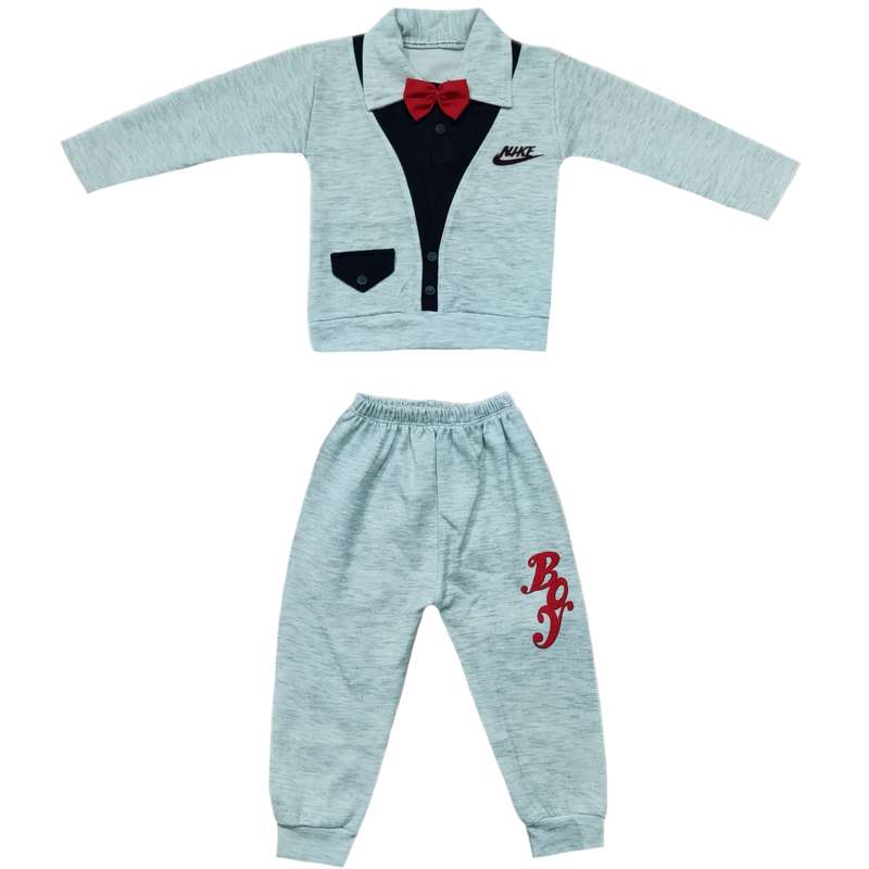 ست پولوشرت و شلوار پسرانه مدل BSTPAPION