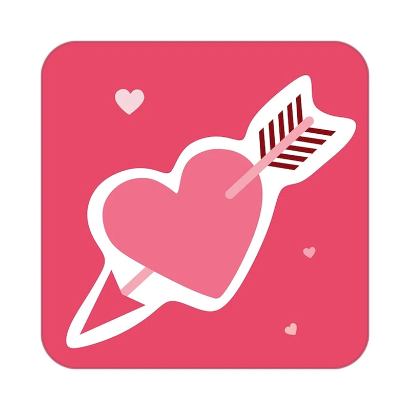 زیر لیوانی کاکتی طرح عاشقانه مدل mp39733