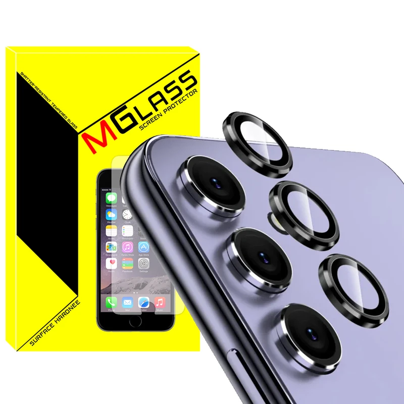 محافظ لنز دوربین ام‌گلس مدل Ring Metal مناسب برای گوشی موبایل سامسونگ Galaxy A54 5G