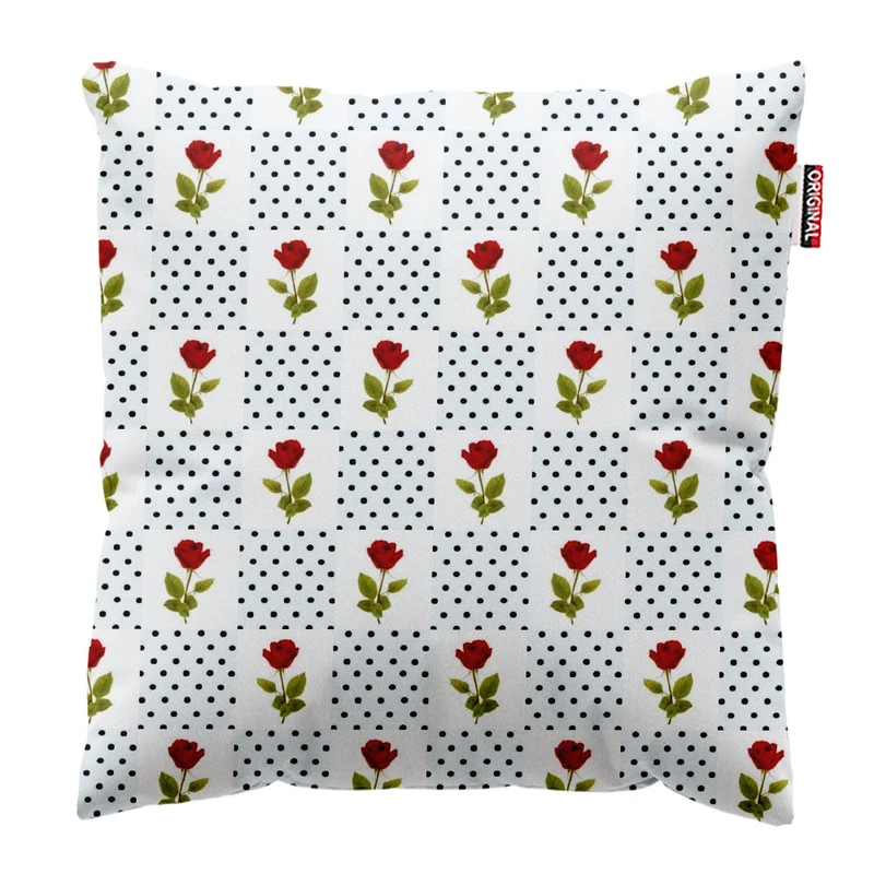  کوسن پاد آفرین طرح گل کد 3797 سایز 30*30 سانتی متر