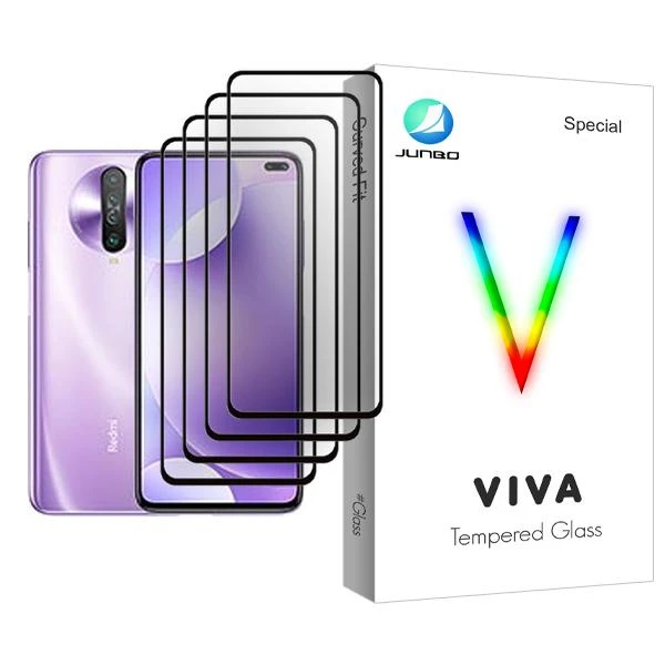 محافظ صفحه نمایش جانبو مدل Viva Glass MIX004 مناسب برای گوشی موبایل شیائومی Redmi K30 بسته چهار عددی