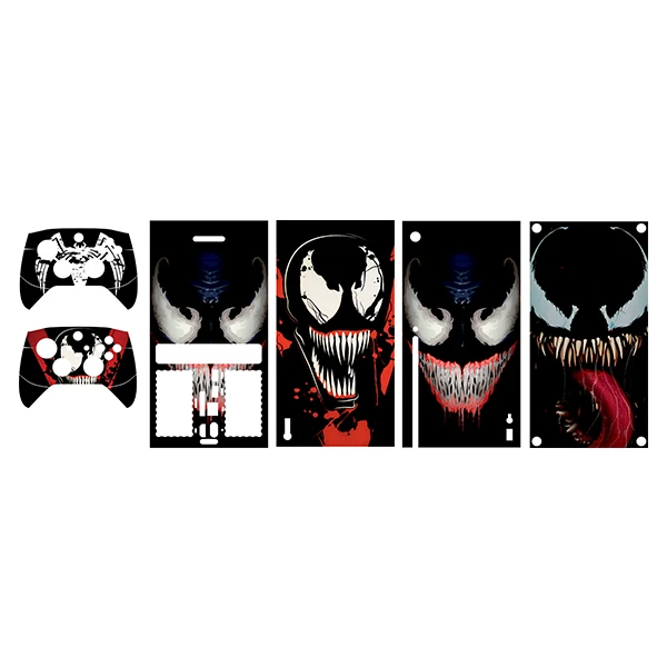 برچسب کنسول ایکس باکس سری ایکس طرح venom2 مجموعه 5 عددی