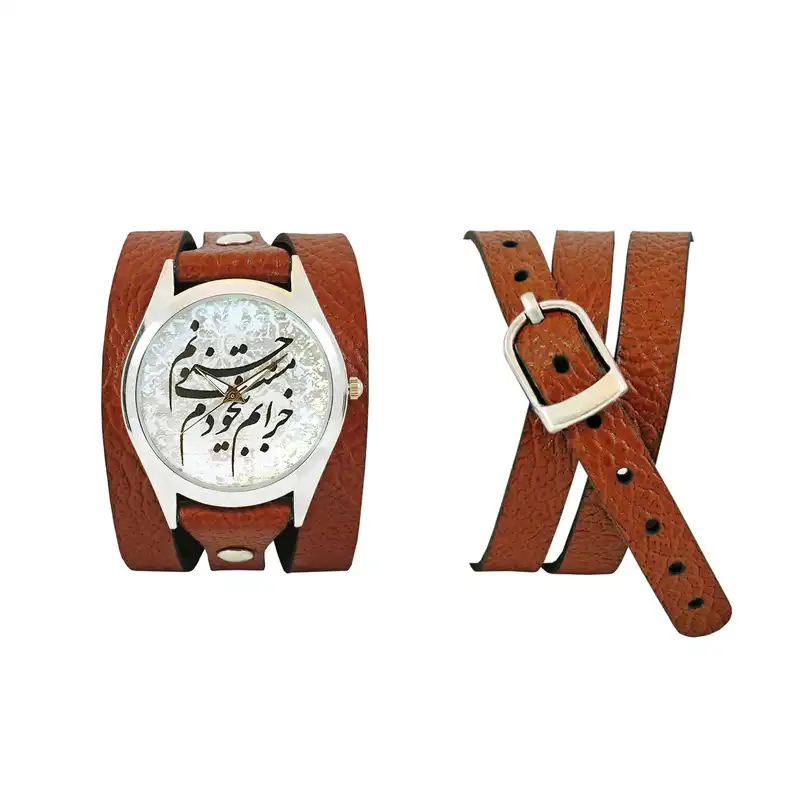 ساعت مچی عقربه ای اچ آر دیزاین گروپ مدل نستعلیق w064